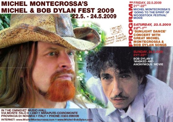 Michel Bob Dylan Fest Poster 2009